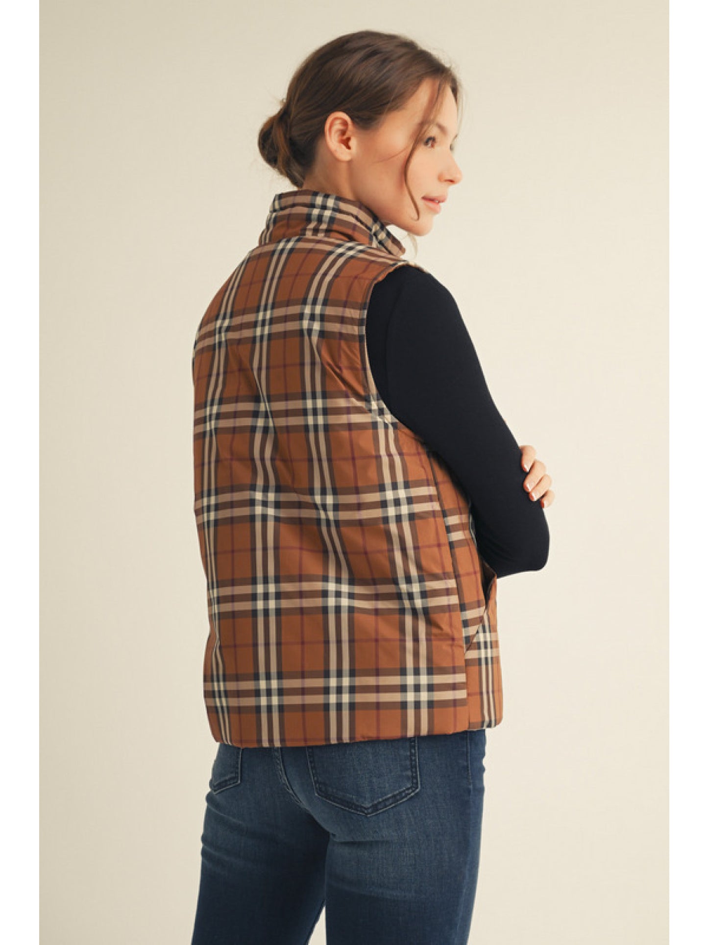 Best Fall Plaid Vest