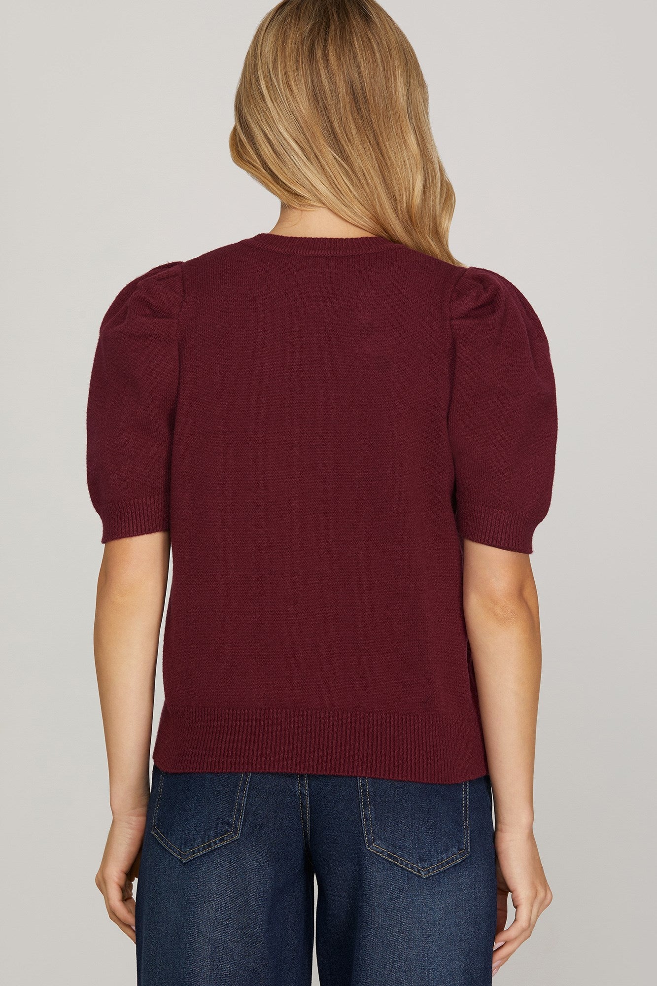 Nutcracker Wine Knit Sweater