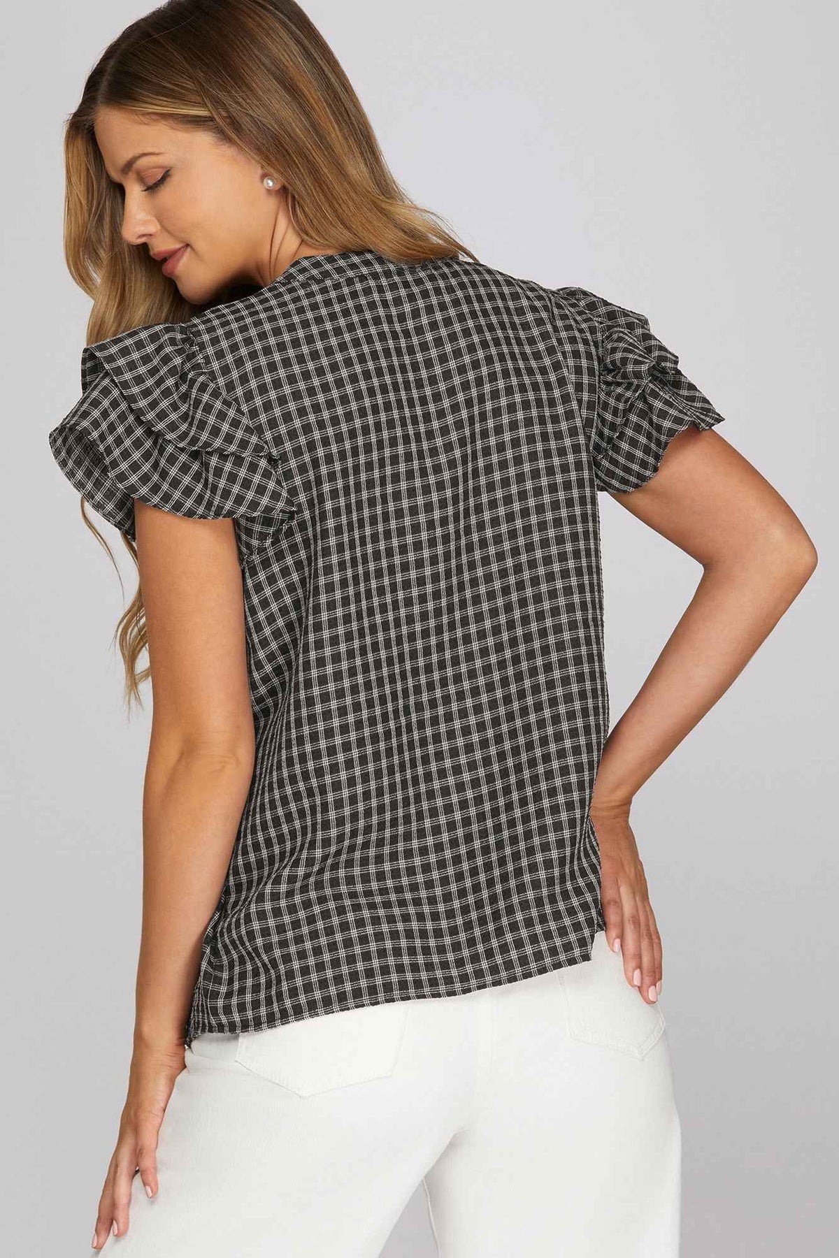 Classic Charm Gingham Top