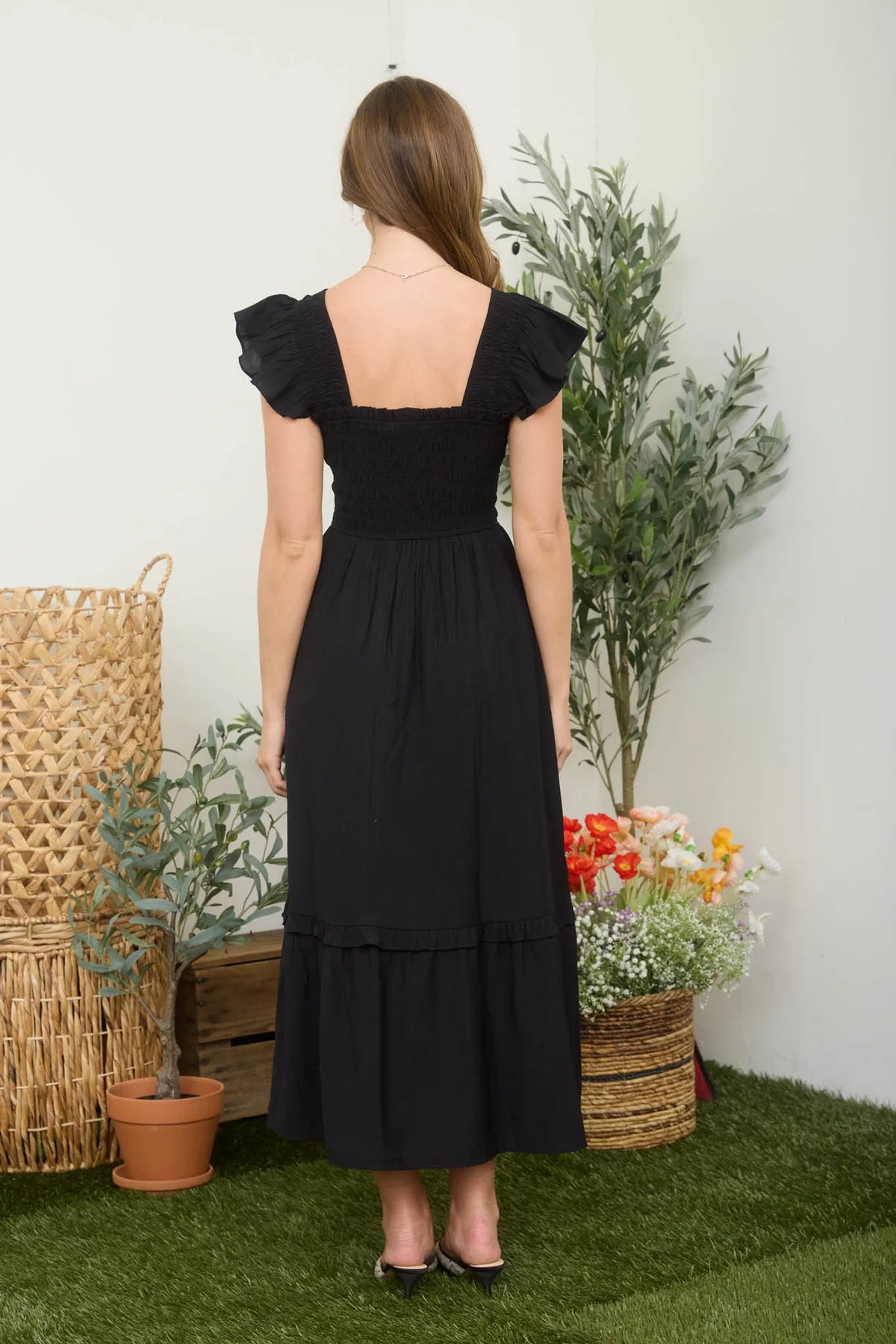 Classic Charm Ruffle Dress