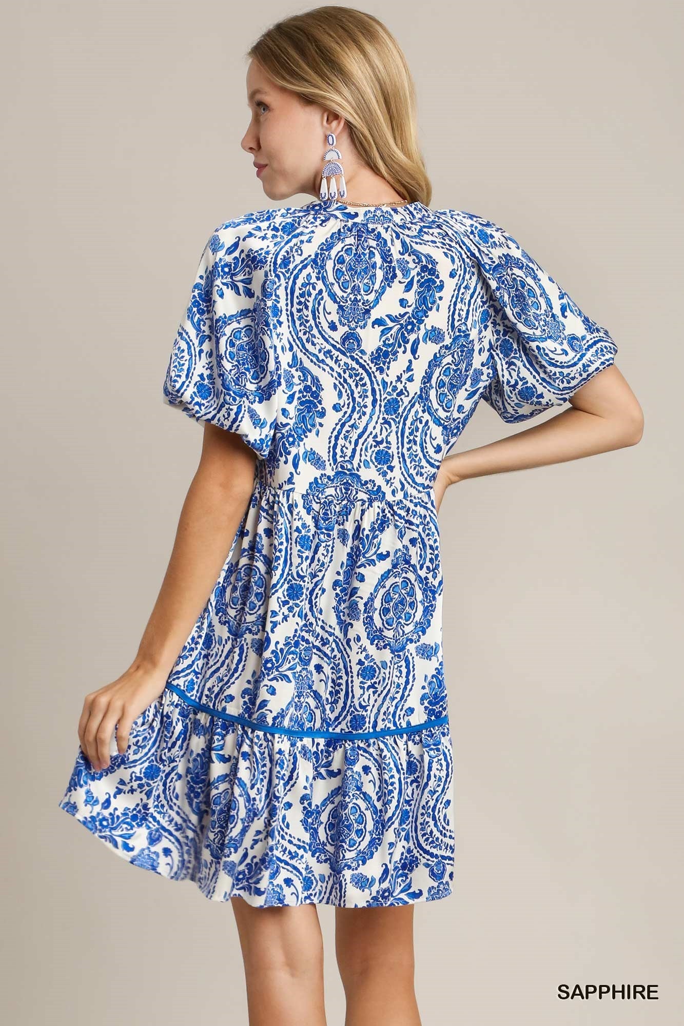 Paisley Tiered Dress
