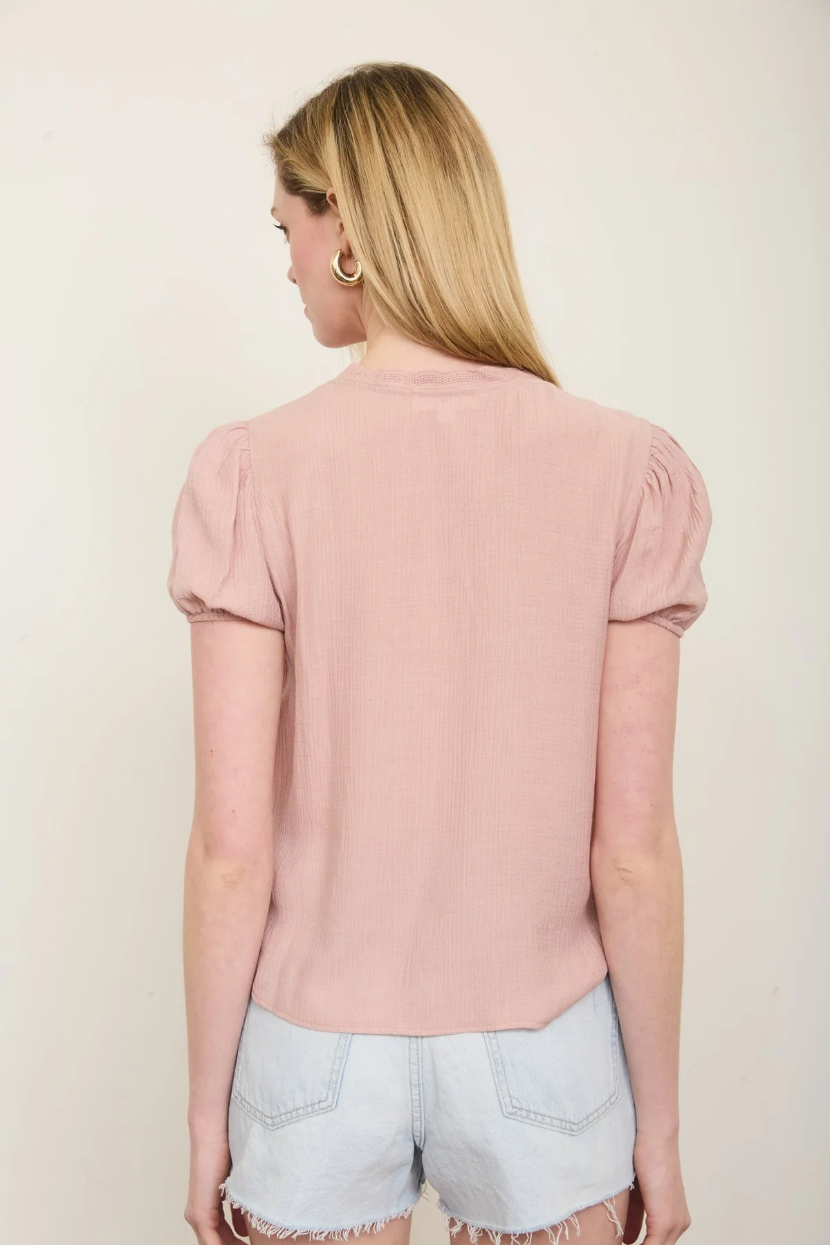 Lace & Grace Button Blouse