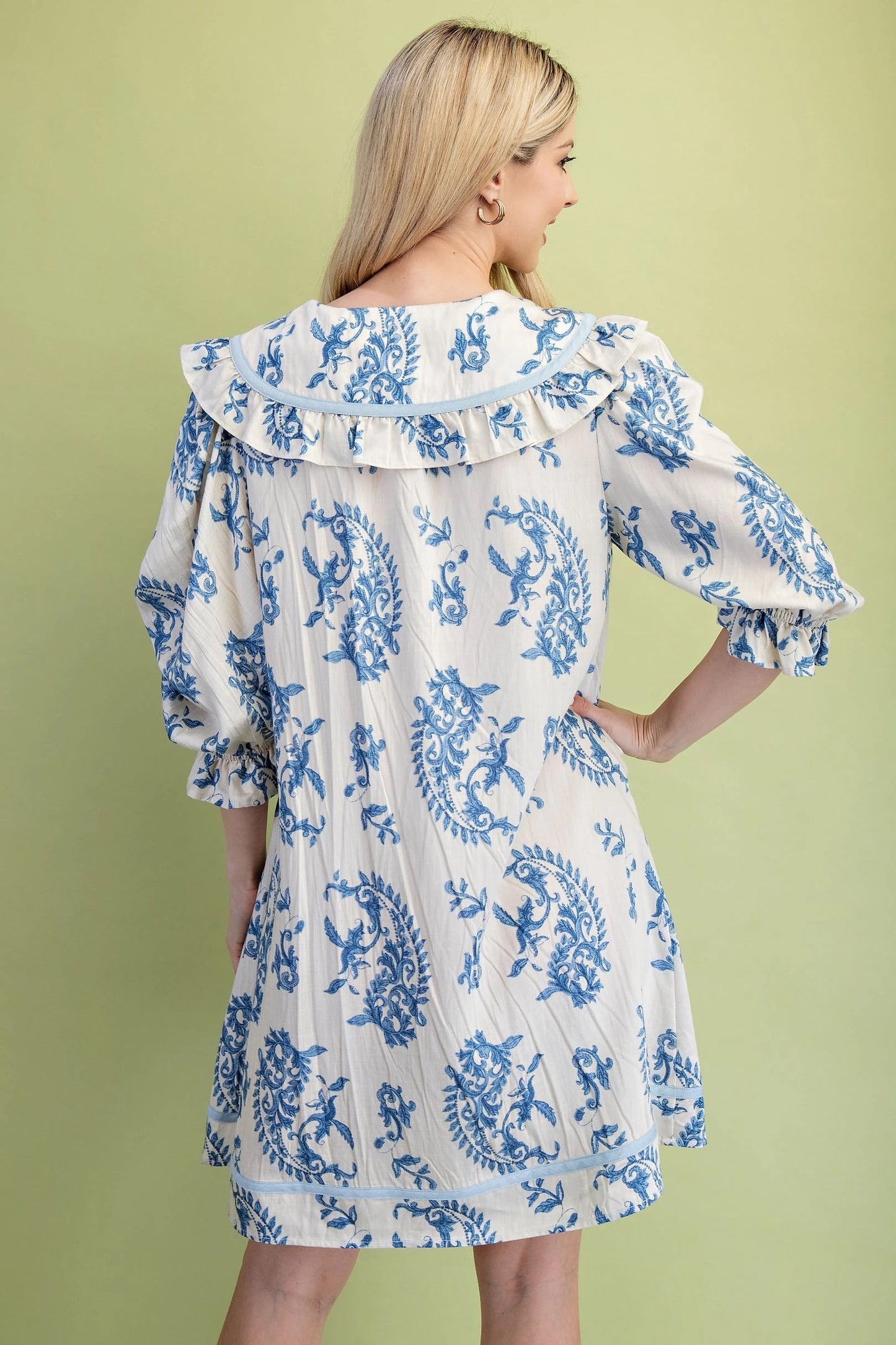 Bow Paisley Dress