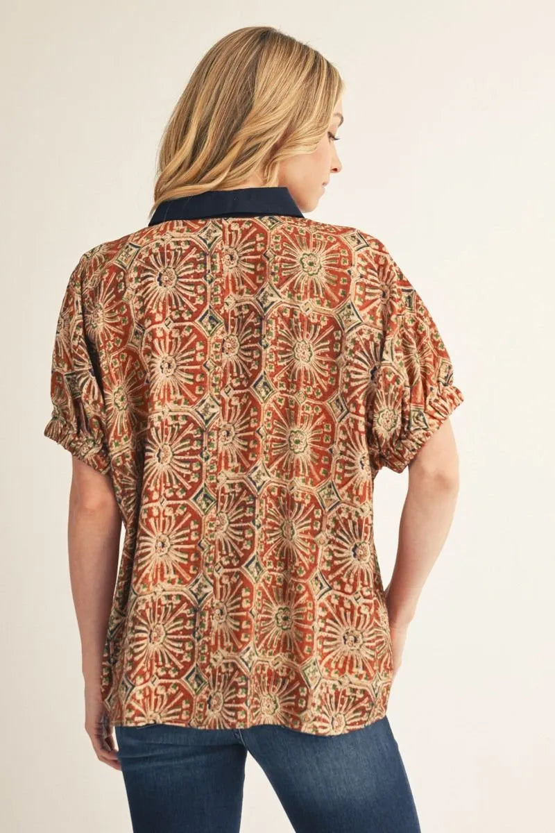 Desert Sky Boho Top