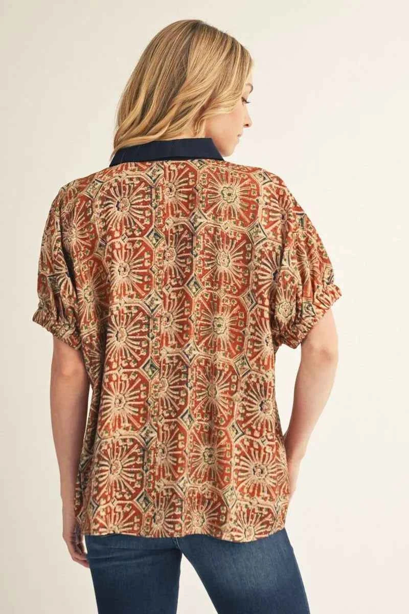 Desert Sky Boho Top