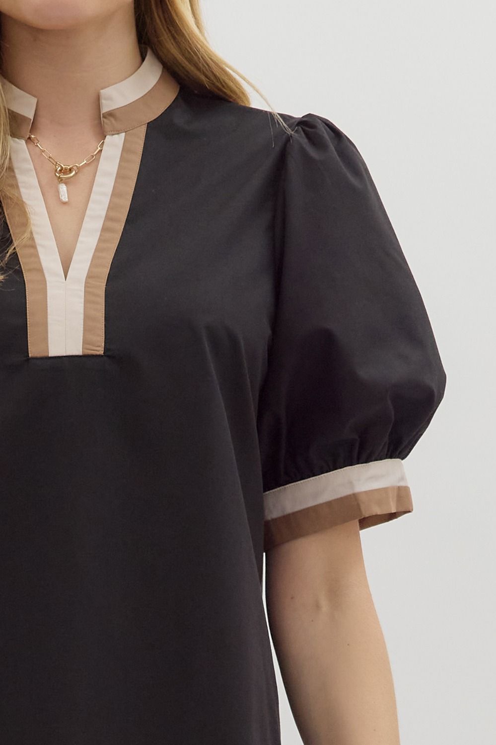 Espresso Stripe Top