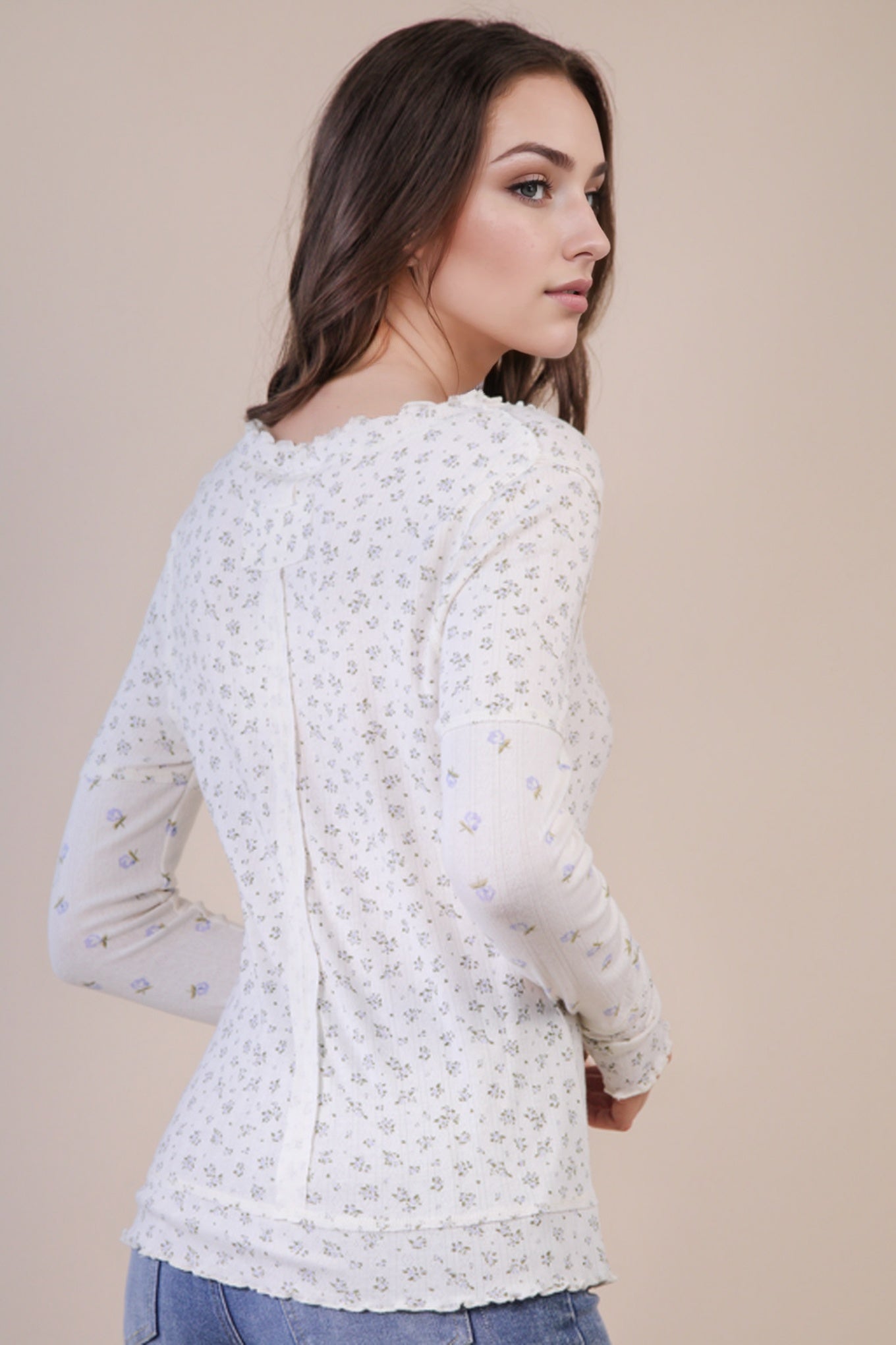 Floral Long Sleeve Top