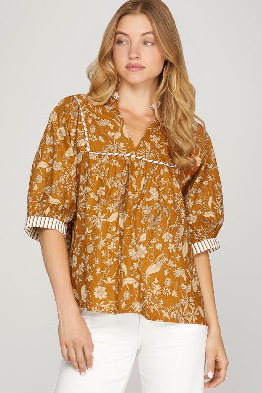 Caramel Floral Fall