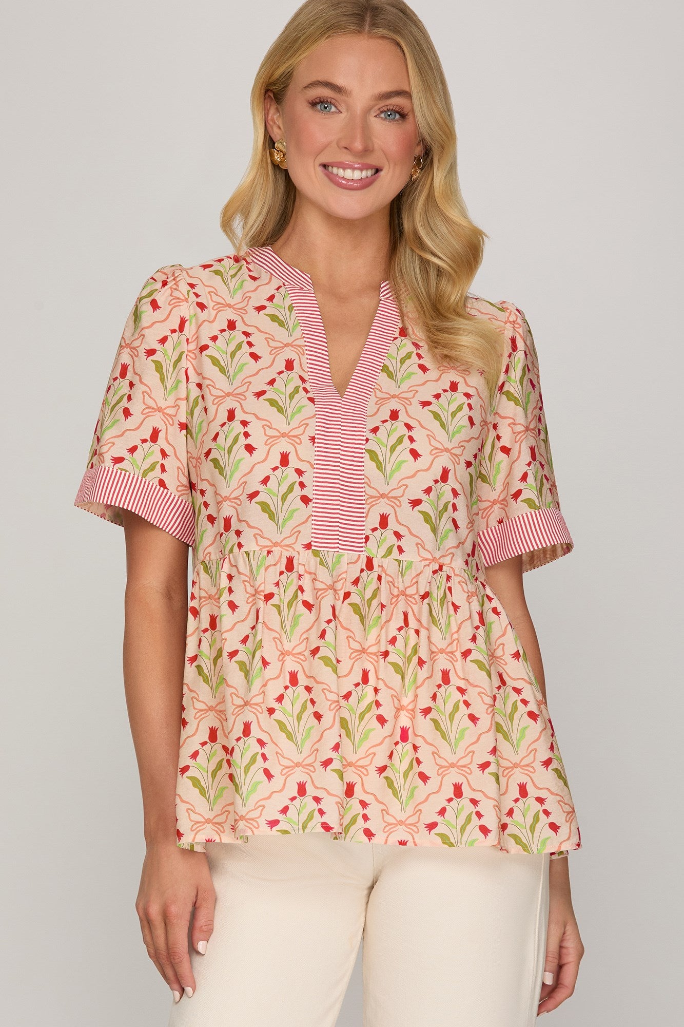 Fun Floral Blouse