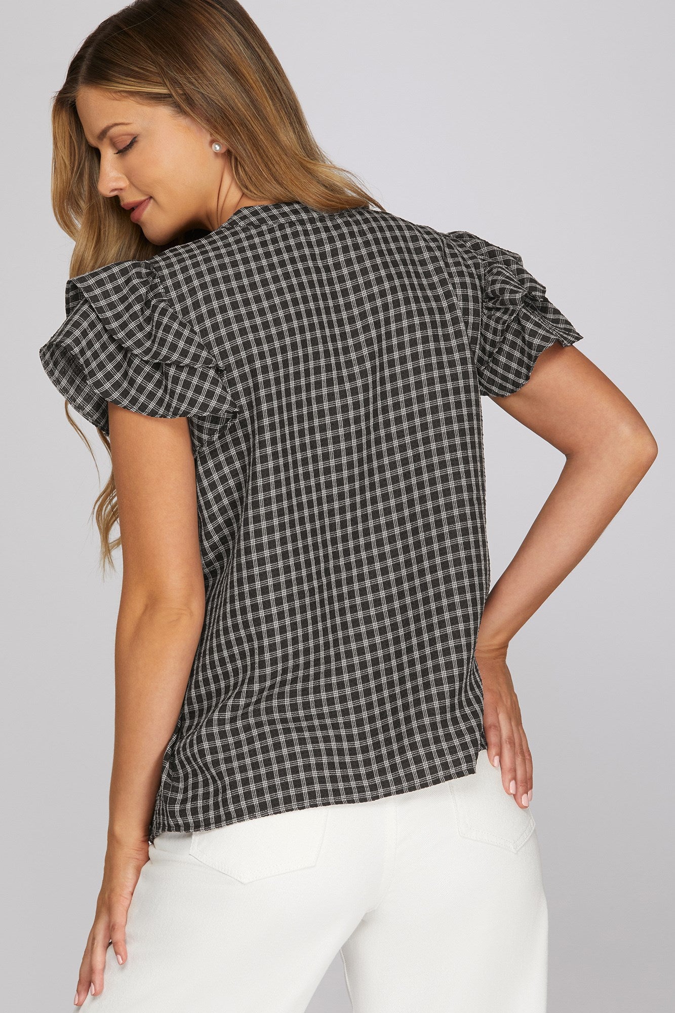Classic Charm Gingham Top