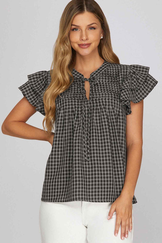 Classic Charm Gingham Top