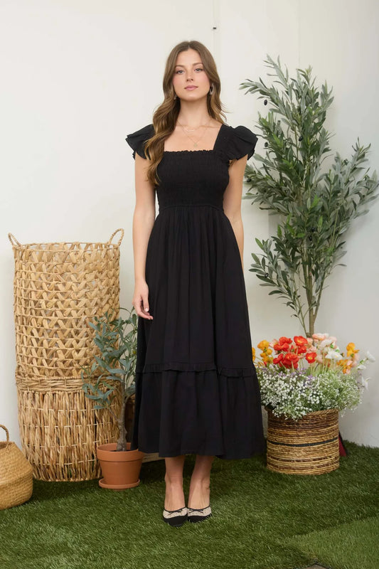 Classic Charm Ruffle Dress