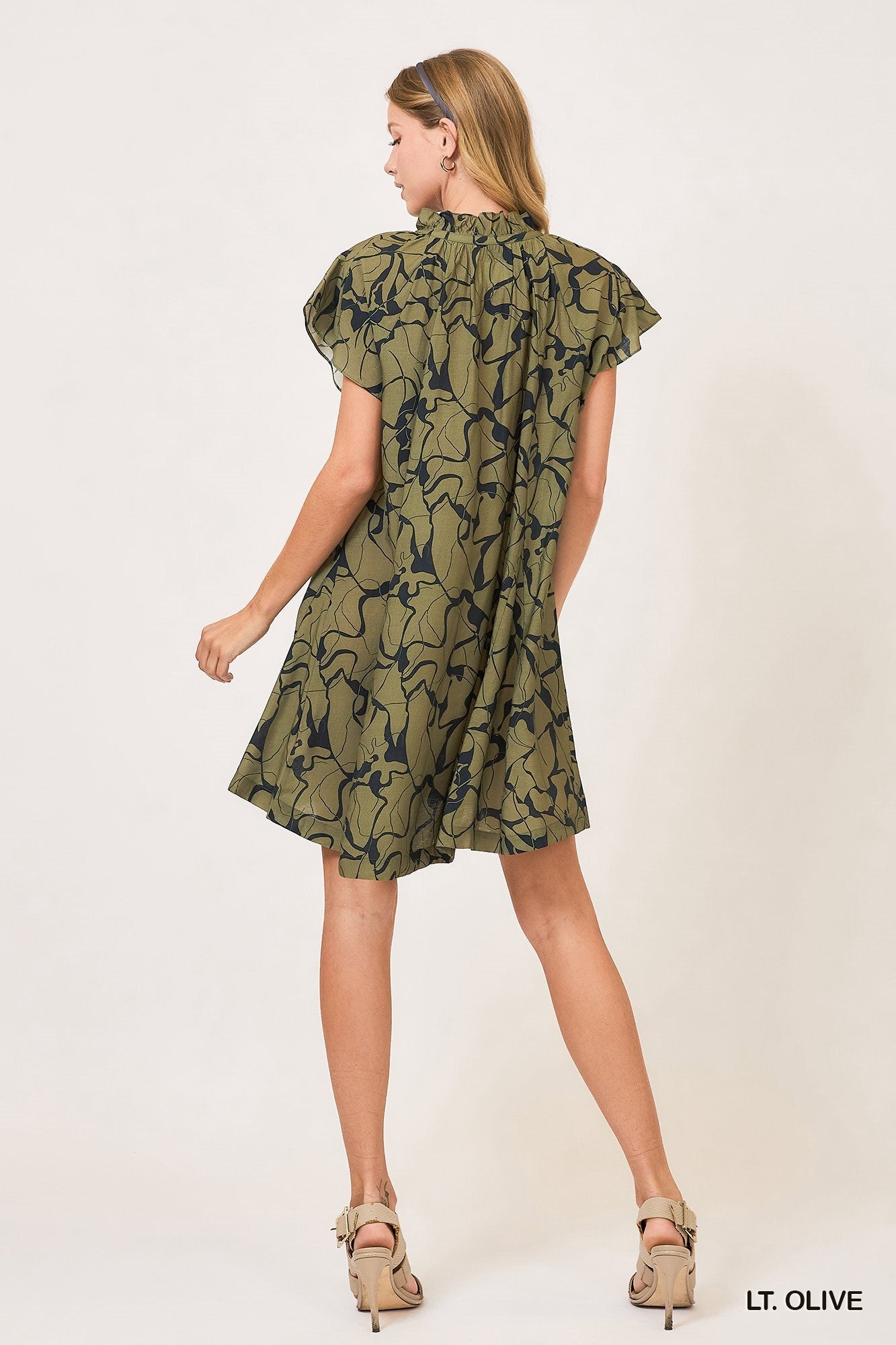 Fall Olive Mini Dress