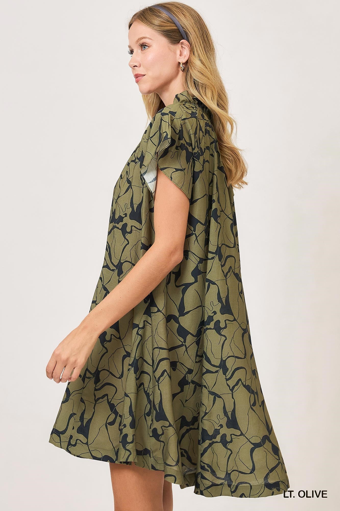 Fall Olive Mini Dress