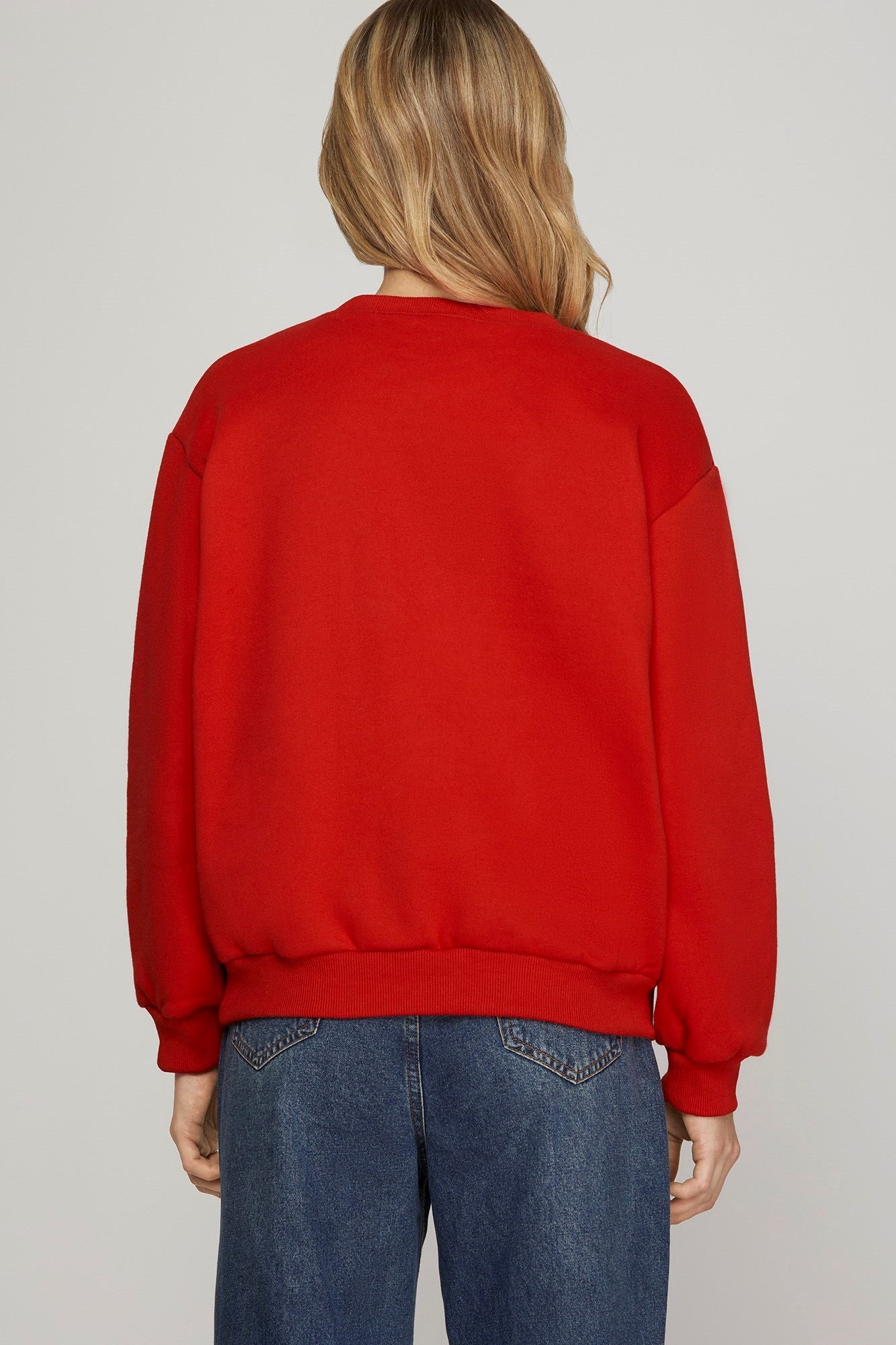 Red Bow Holiday Sweatshirt