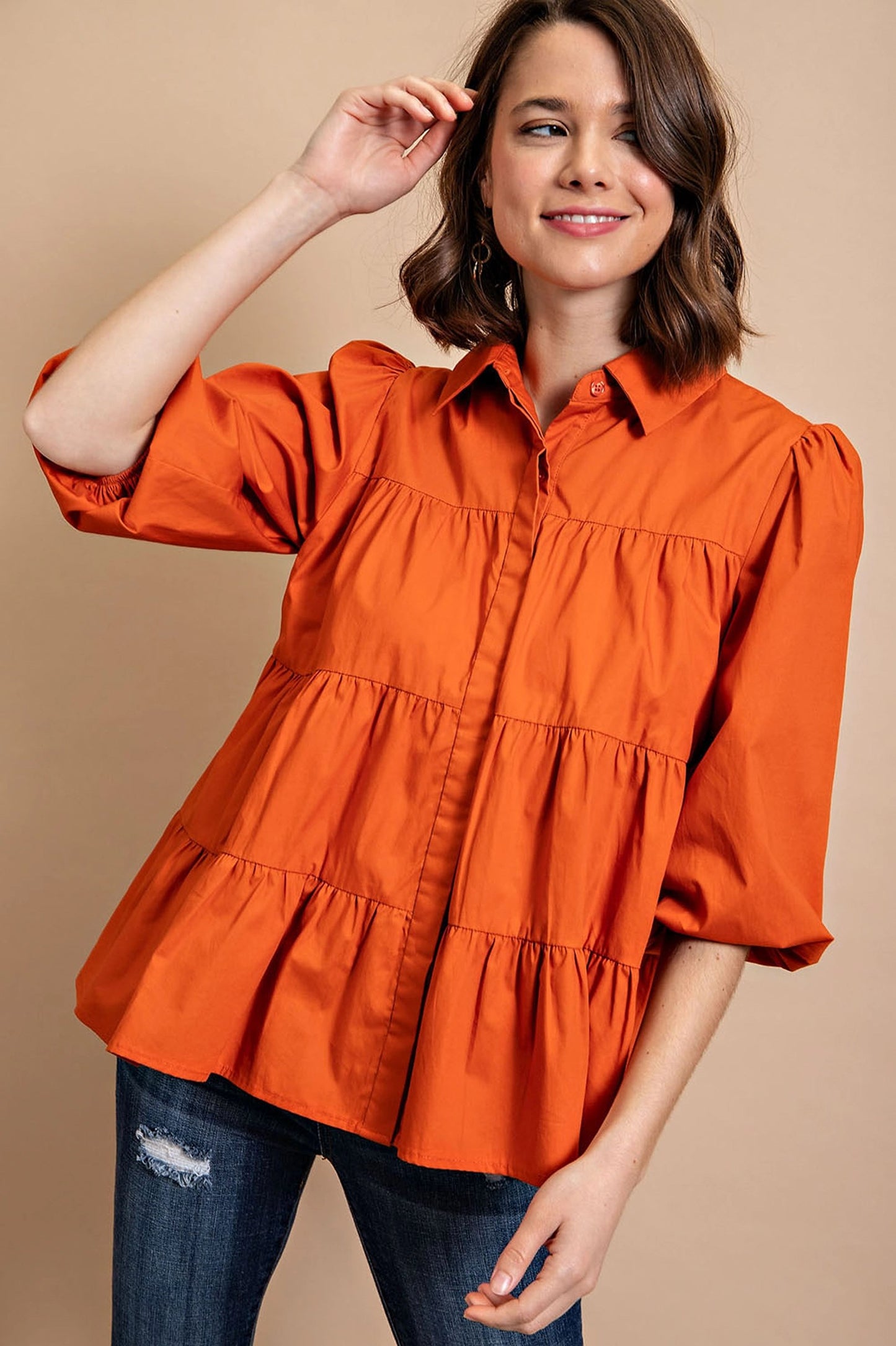 Rust Tiered Top