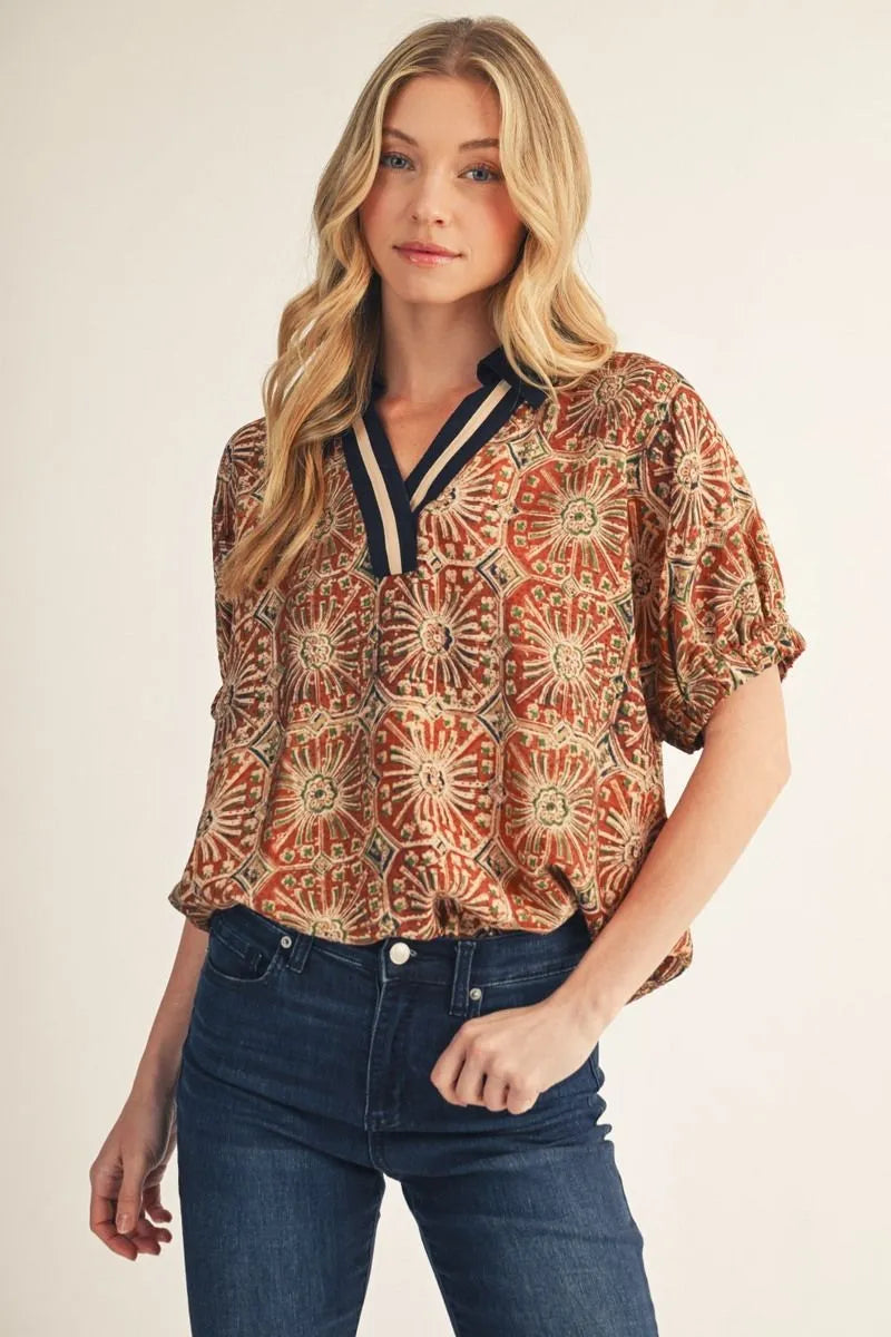 Desert Sky Boho Top