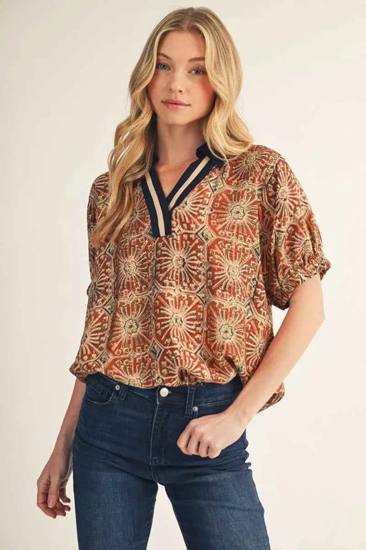 Desert Sky Boho Top
