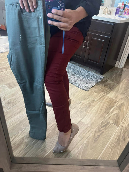 Fall Colored Jeggings