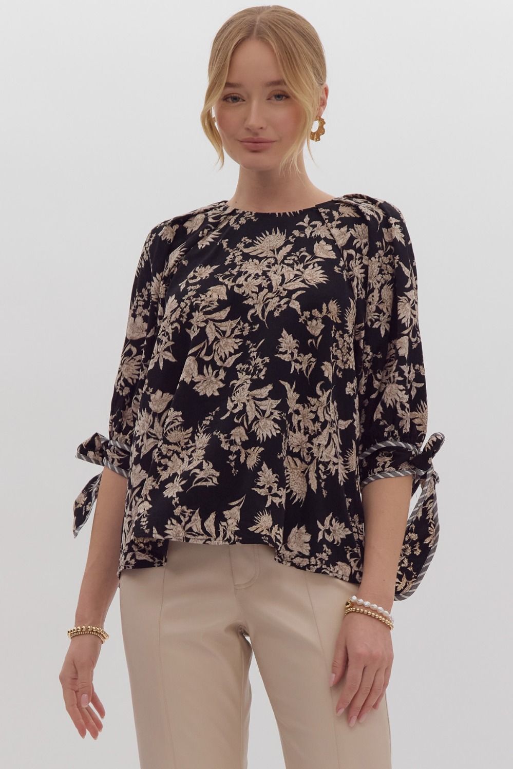 Black Fall Blouse