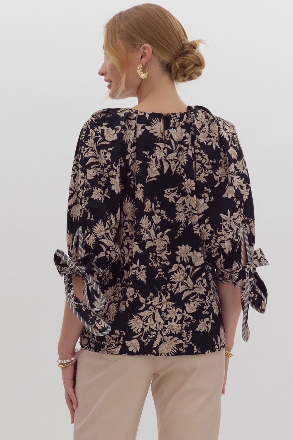 Black Fall Blouse