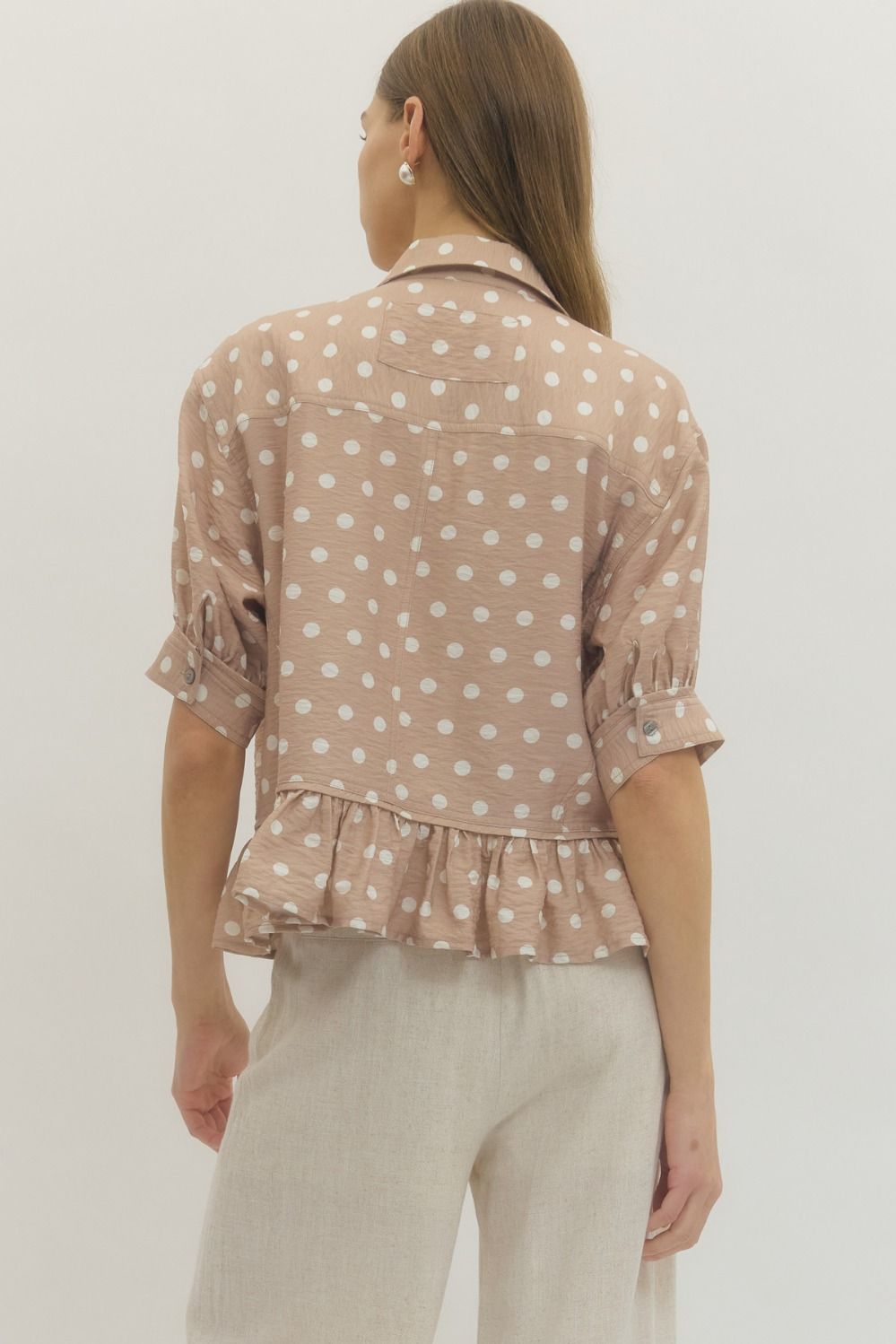 Sandy Chic Polka Dot Top