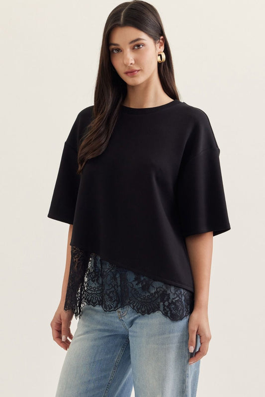 Delicate Edge Knit Top