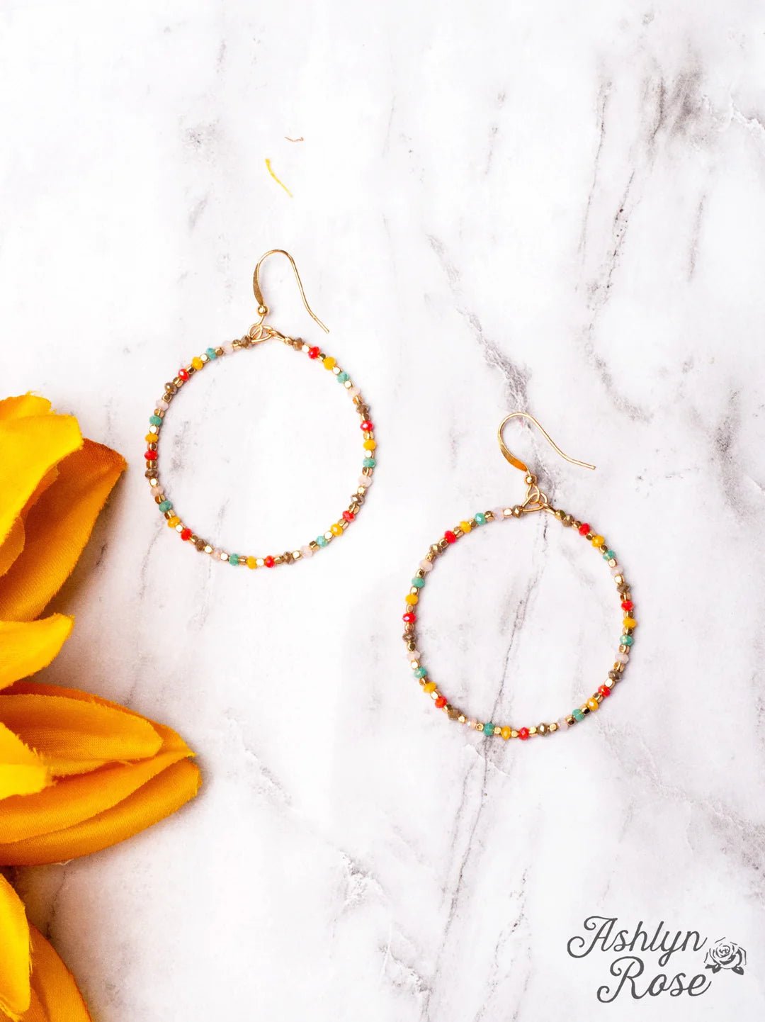 Multicolor Circle Earrings - Live By K Boutique