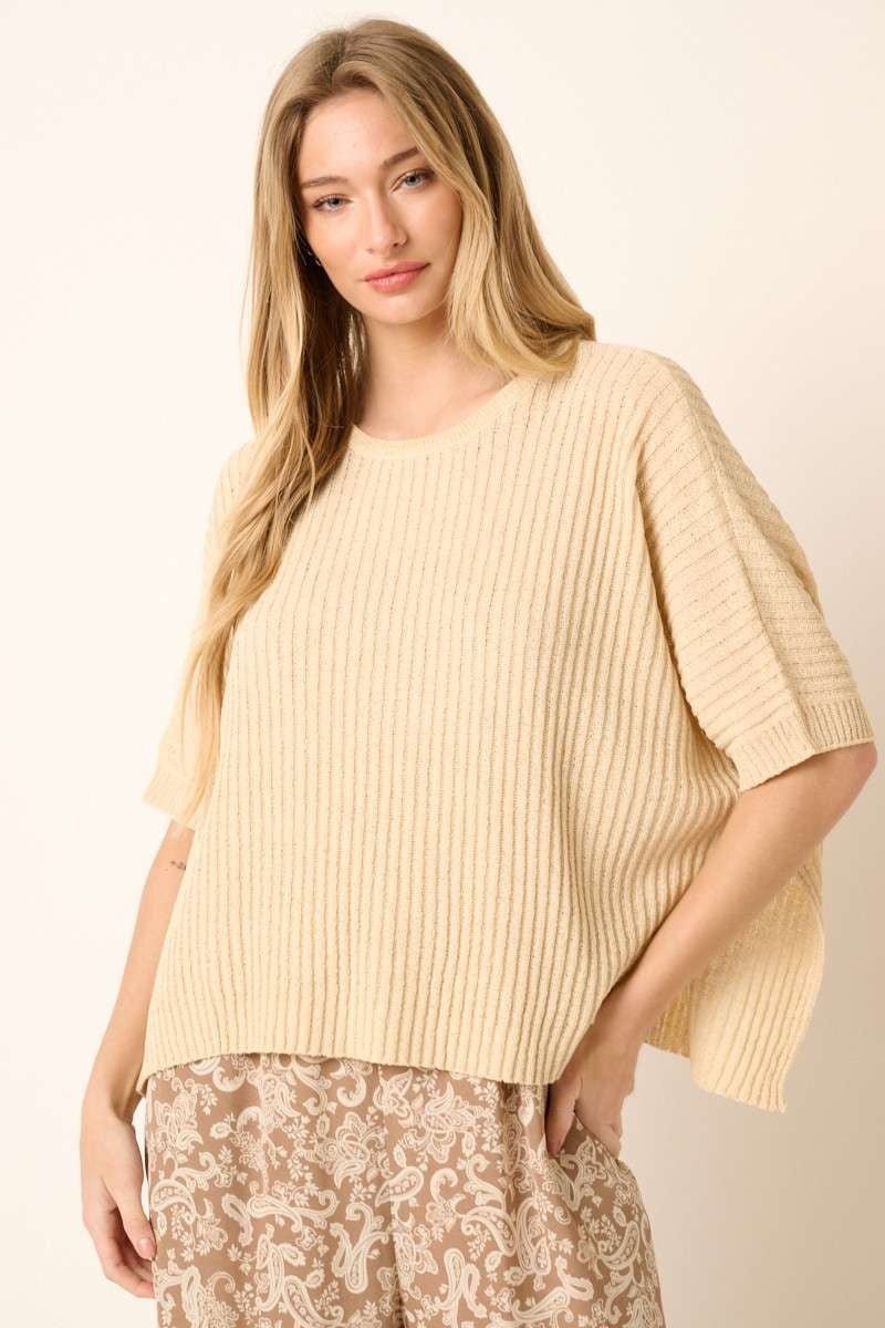 Oversized Soft Top - Live By K Boutique