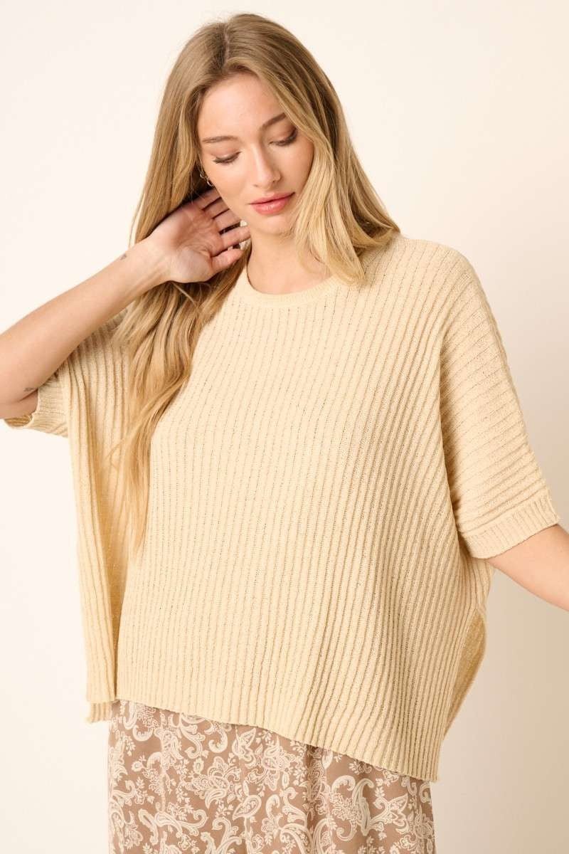 Oversized Soft Top - Live By K Boutique