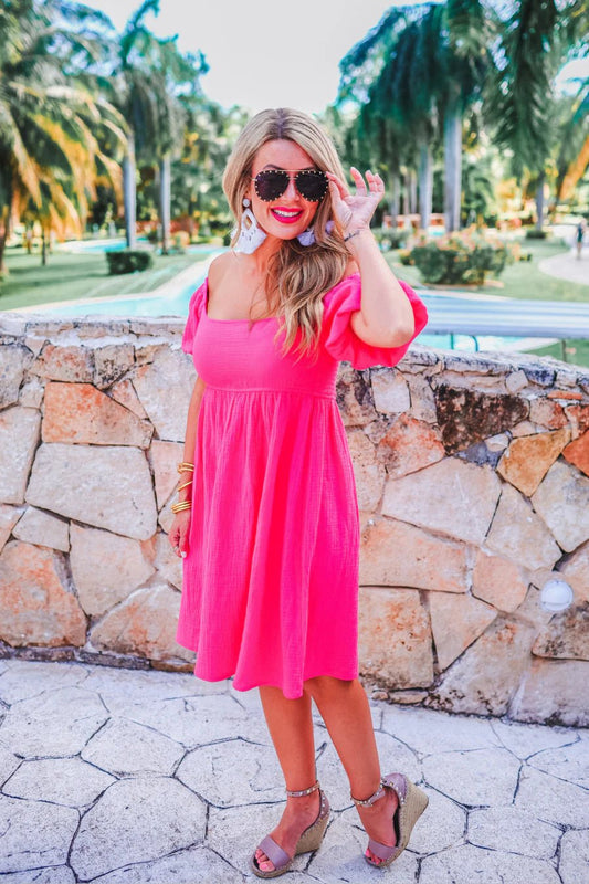 Summer Gauze Dress - Live By K Boutique